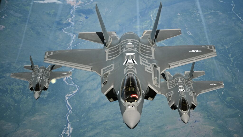 F35A in formation