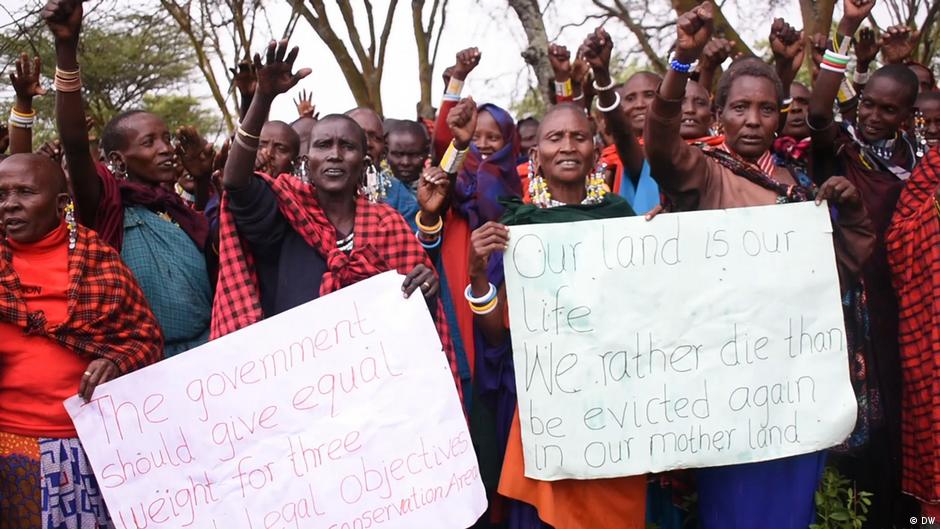 Maasai protests in Tanzania